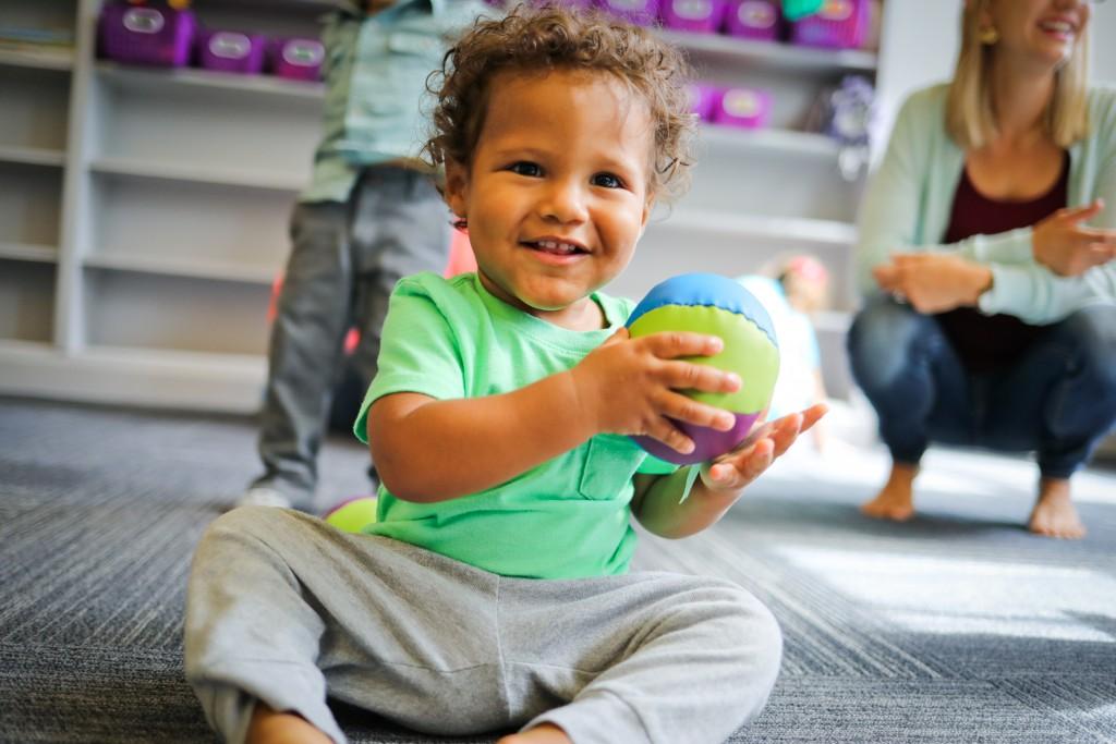 Having a Ball at The Kindermusik Room